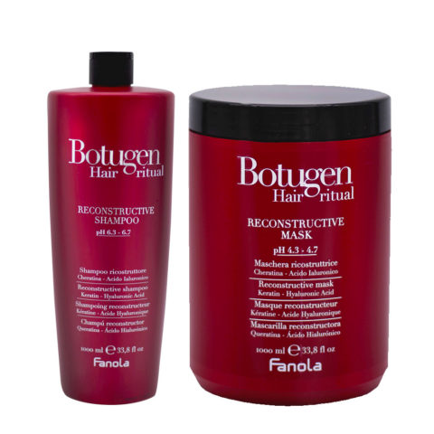 Botolife Shampooing 1000ml Et Masque 1000ml Pour Les Cheveux Abimés