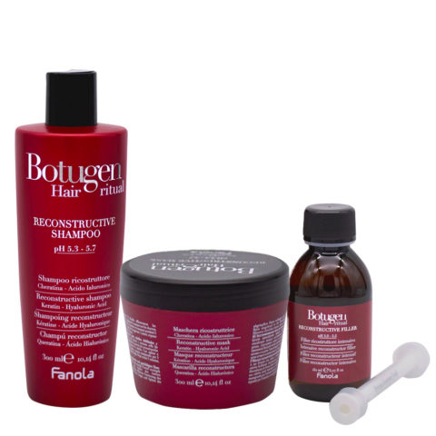 Botugen Shampooing 300ml Masque 300ml Sérum 150ml Restructurant