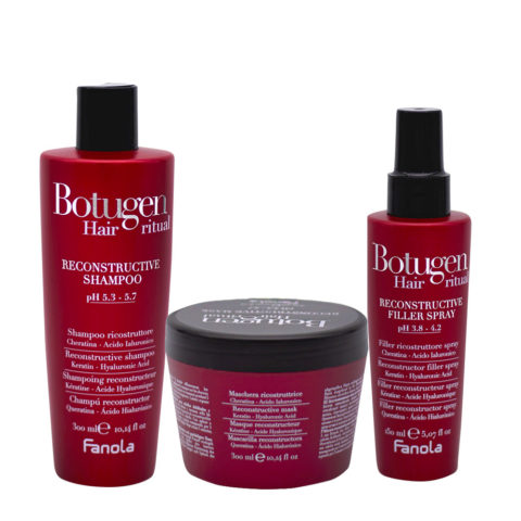 Botugen Shampooing 300ml Masque 300ml Spray 150ml Restructurant