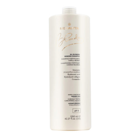 Medavita Blondie All Blondes Bonding Shampoo 1250ml - shampooing fortifiant pour tous cheveux blonds