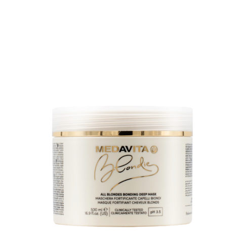 Medavita Blondie All Blondes Bonding Deep Mask 500ml - masque repulpant pour tous les cheveux blonds