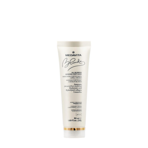 Medavita Blondie All Blondes Bonding Deep Mask 50ml - masque fortifiant cheveux blonds