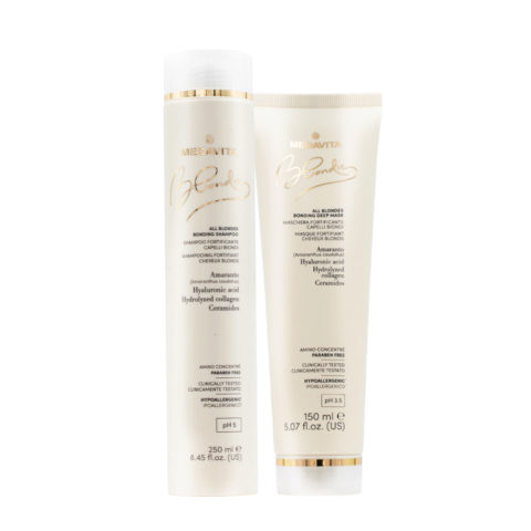 Medavita Blondie Shampooing 250ml Et Masque 150ml Pour Cheveux Blonds