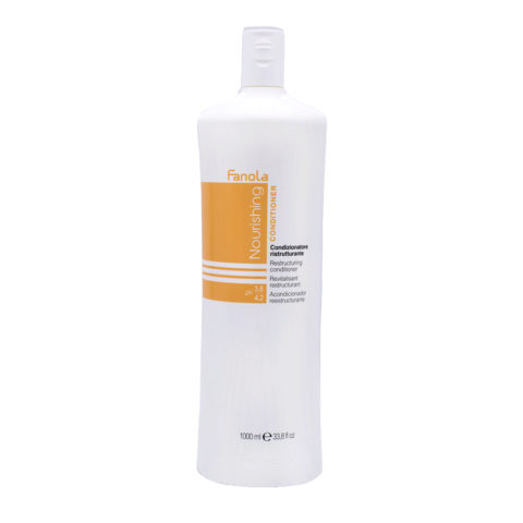 Fanola Nourishing Après - Shampooing Restructurant Cheveux Abimés 1000ml