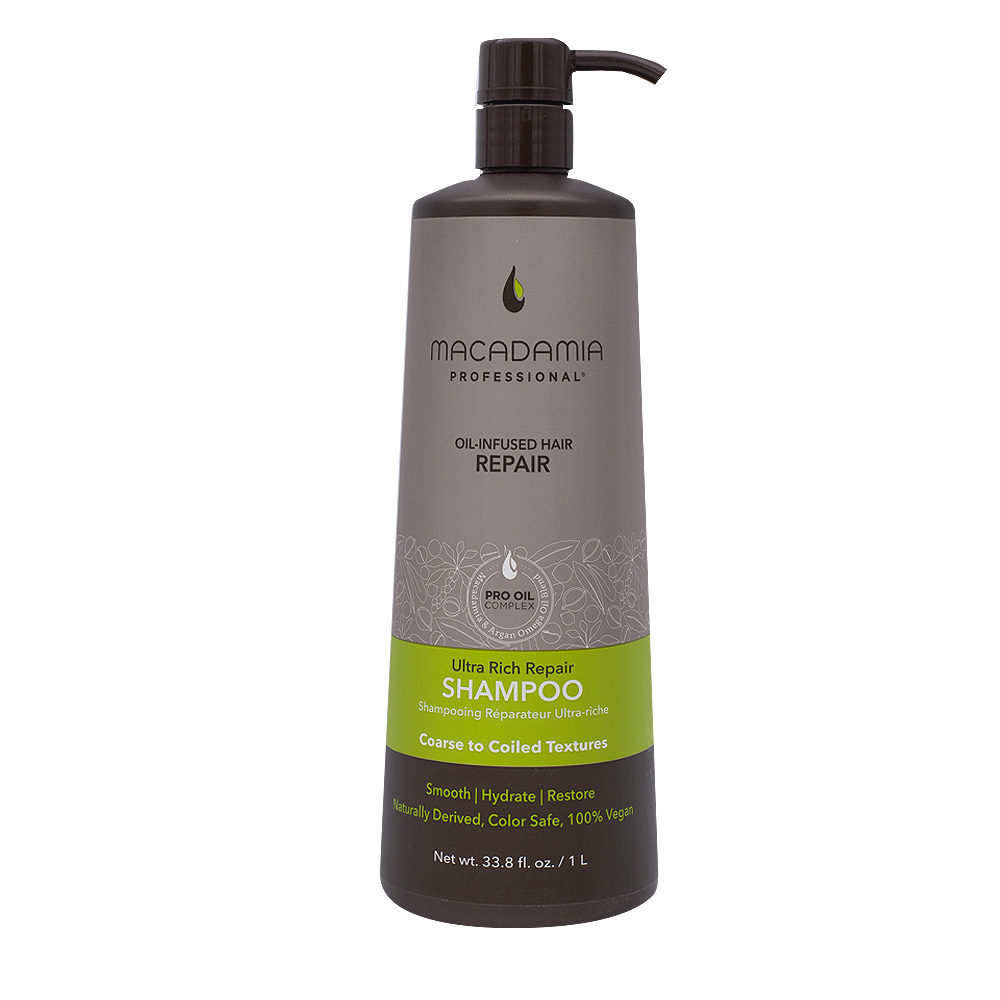 Macadamia Ultra Rich Shampooing pour cheveux abîmés et épais 1000ml