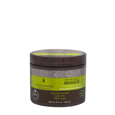 Macadamia Ultra Rich Masque hydratant pour cheveux abîmés et épais 236 ml