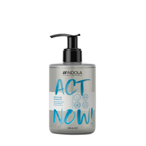 Indola Act Now! Moisture Shampooing Pour Cheveux Secs 300ml