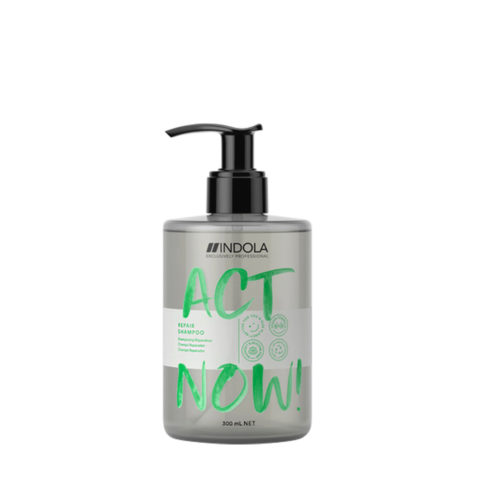 Indola Act Now! Repair Shampooing Pour Les Cheveux Abimés 300ml