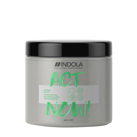 Indola Act Now! Repair Masque Cheveux Abîmés 650ml