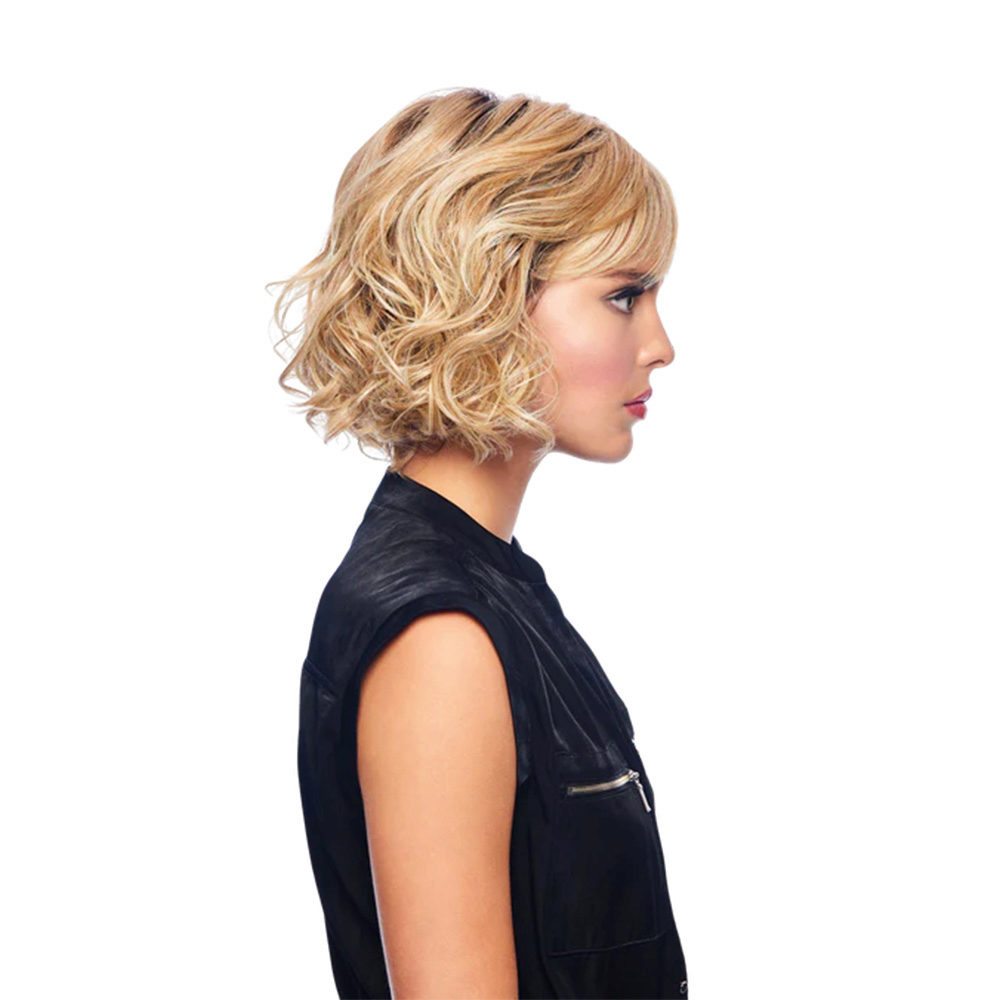 Hairdo Wave Daze Perruque Blond Cendré Clair Avec Racine Brune