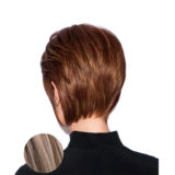 Hairdo Wispy Cut Perruque courte blonde cendrée avec racine brune