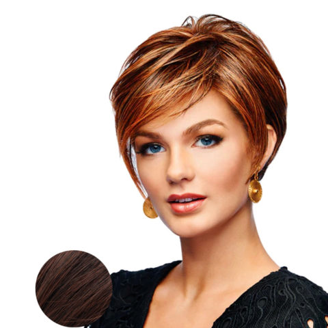 Hairdo Take It Short Perruque marron cerise