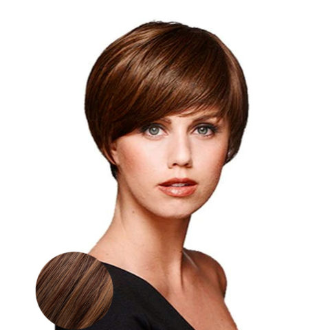 Hairdo Short & Sleek Perruque brun rougeâtre clair