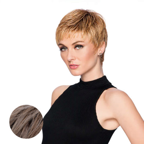 Hairdo Textured Cut Perruque blonde cendrée claire avec racine brune