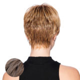 Hairdo Textured Cut Perruque blonde cendrée claire avec racine brune