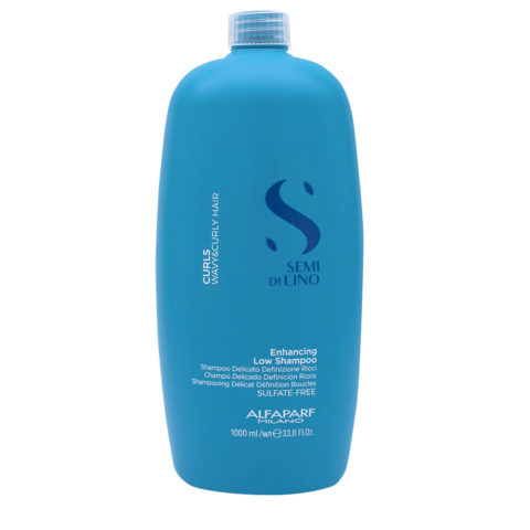 Alfaparf Milano Semi di Lino Curls Enhancing Low Shampoo 1000ml - shampoing pour cheveux bouclés