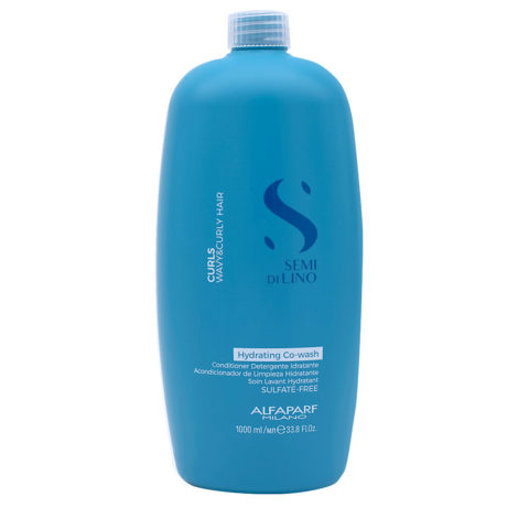 Alfaparf Milano Semi di Lino Curls Hydrating Co-Wash 1000ml - conditionneur nettoyant hydratant