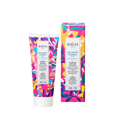 Baija Paris Delirium Floral Hand Cream Iris Patchouli 30ml  - crème hydratante pour les mains