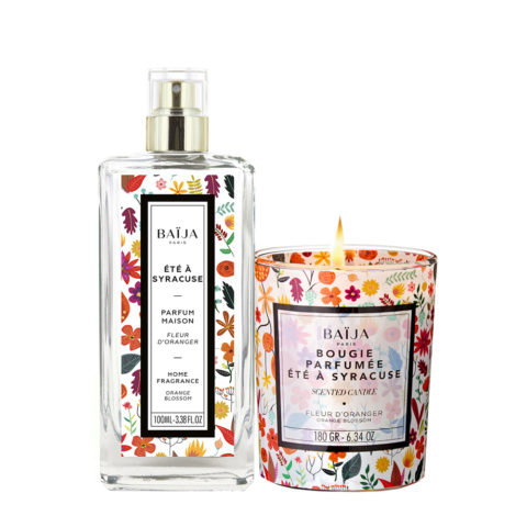 Baija Paris Kit Vaporisateur d'ambiance 100ml et bougie parfumée 180gr