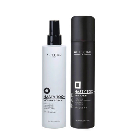 Alterego Styling Spray Volume Cheveux Fins 200ml Et Laque Forte 100ml