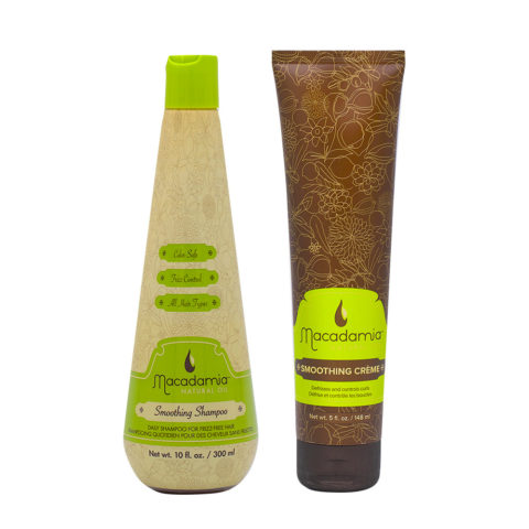 Macadamia Kit Cheveux Shampooing Anti-Frisottis 300ml et Masque 148ml