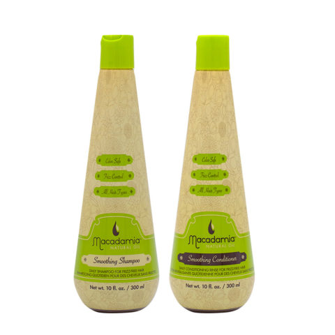 Macadamia Kit cheveux crépus 300ml de shampooing et revitalisant 300ml