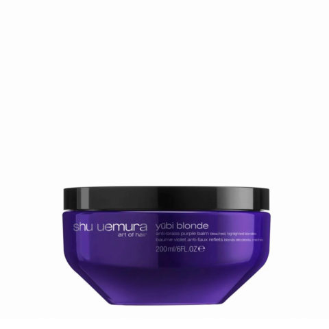 Yubi Blonde Anti-Brass Purple Balm 200ml - masque anti-jaune cheveux blonds