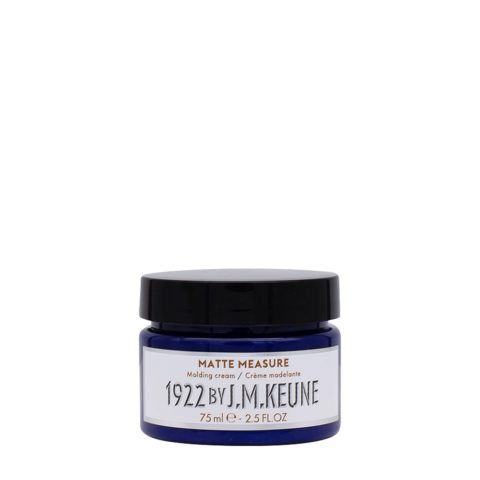 Keune 1922 Matte Measure Cire à Modeler Tenue Moyenne 75 ml