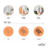 weDo Moisture & Shine Shampooing sans sulfate pour cheveux normaux ou abîmés 300ml
