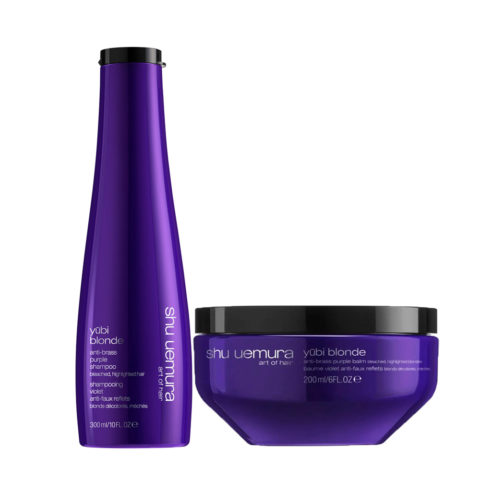 Shu Uemura Yubi Blonde Anti-Brass Purple Shampoo 300ml Balm 200ml