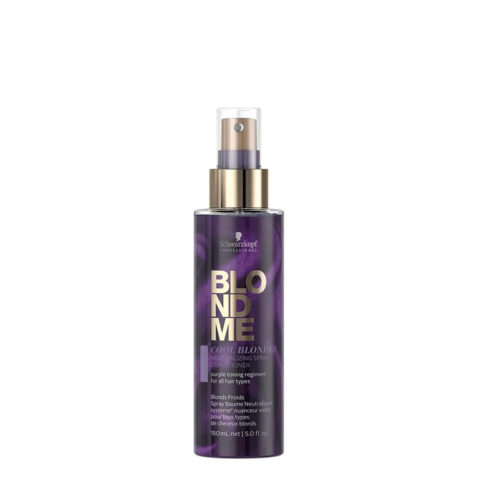 Schwarzkopf Blond Me Cool Blondes Neutralizing Spray Conditioner 150ml - conditionneur en spray anti-jaunissement