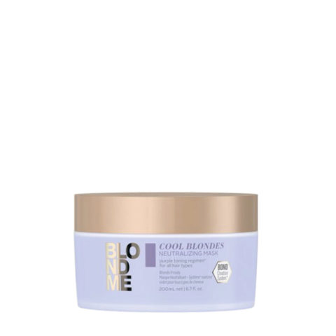 Schwarzkopf Blond Me Cool Blondes Neutralizing Mask 200ml - masque anti-jaune