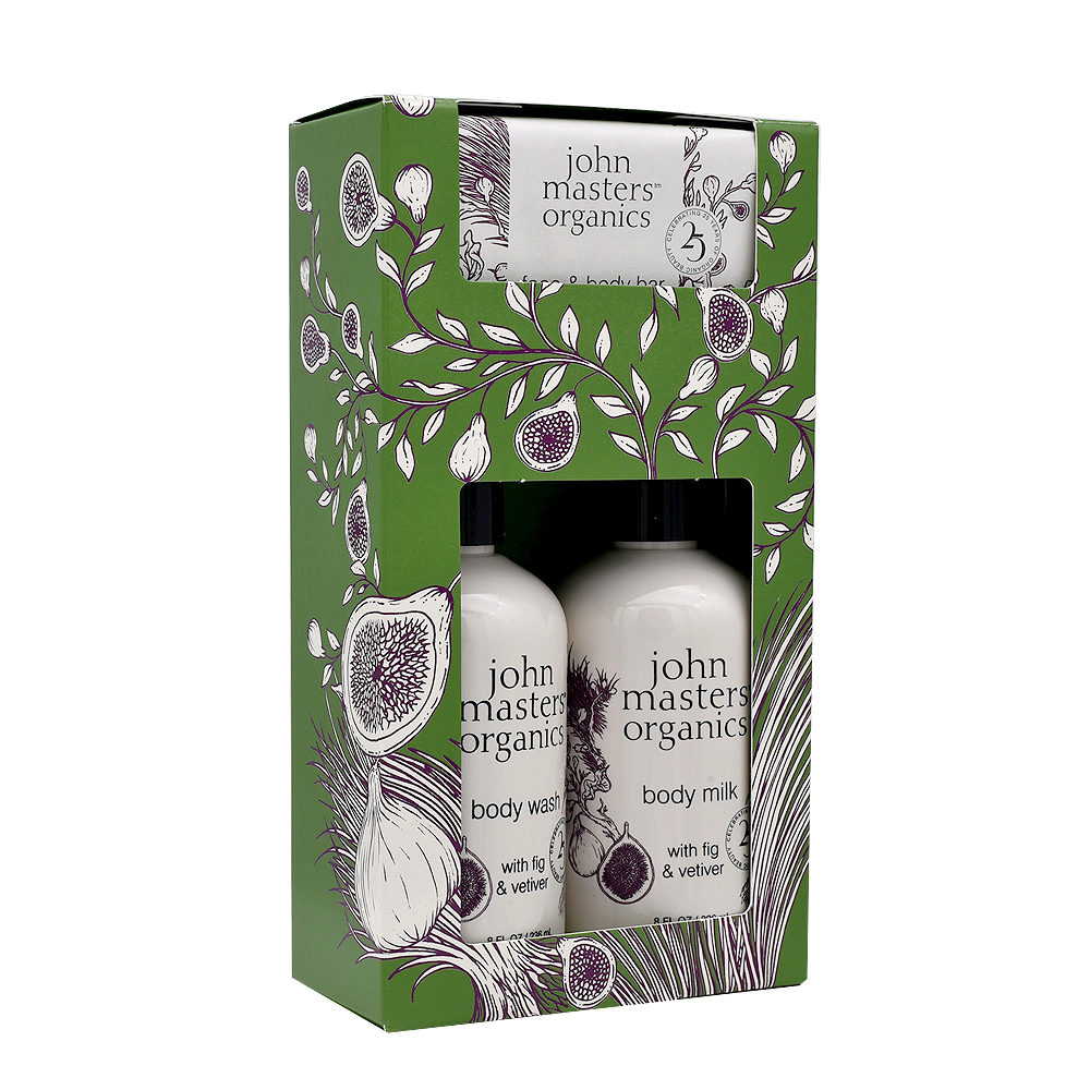 John Masters Organics Body Ritual Kit à base de figue et de vétiver