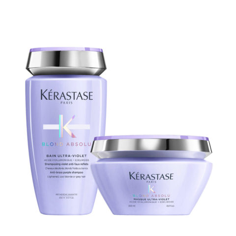 Kerastase Blond Absolu Bain Ultra Violet 250ml Masque Ultra Violet 200ml