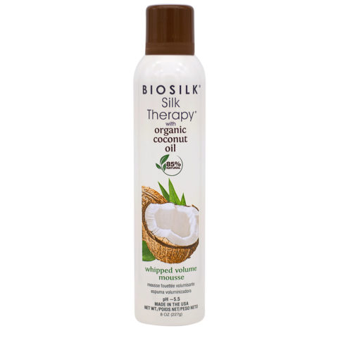 Biosilk Silk Therapy With Coconut Oil Mousse Hydratante Volumisante 227gr