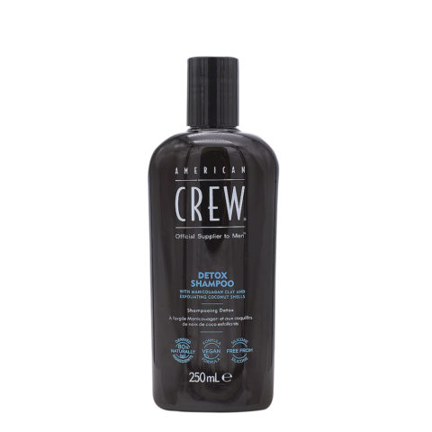 American Crew Detox Shampoo 250ml - shampoing exfoliant détoxifiant