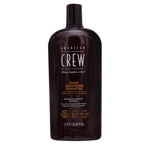 American Crew Daily Cleansing Shampoo 1000ml - shampooing nettoyant quotidien