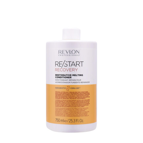 Revlon Restart Recovery Restorative Melting Conditioner 750ml - Revitalisant restructurant pour cheveux abîmés