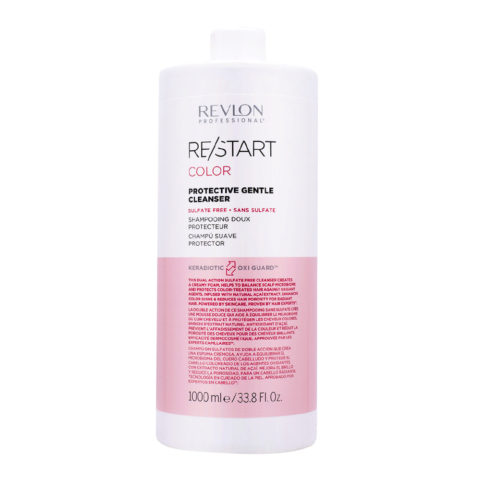 Restart Color Gentle Shampoo 1000ml - Shampooing délicat sans sulfates pour cheveux colorés