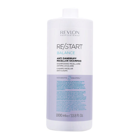 Restart Balance Anti Dandruff Micellar Shampoo 1000ml - Shampooing Anti - Pelliculaire