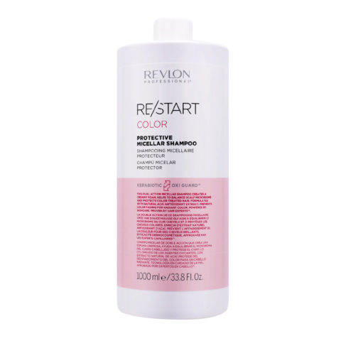 Revlon Restart Color Protective Shampoo 1000ml - Shampooing pour cheveux colorés
