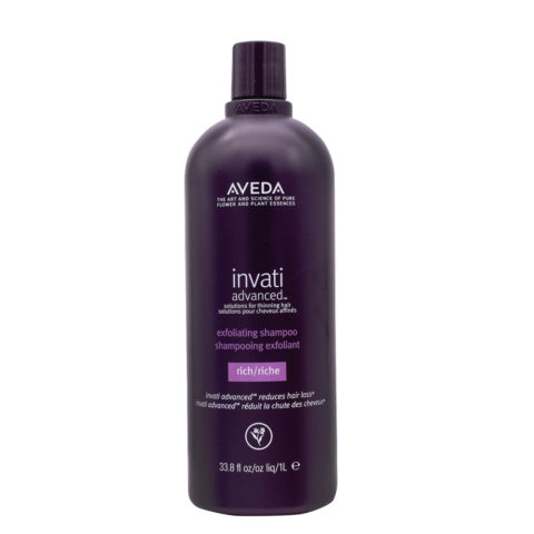 Invati Advanced Exfoliating Shampoo Rich 1000ml - shampooing exfoliant riche