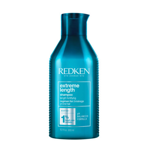 Redken Extreme Lenght Shampooing 300ml - shampooing fortifiant pour cheveux longs