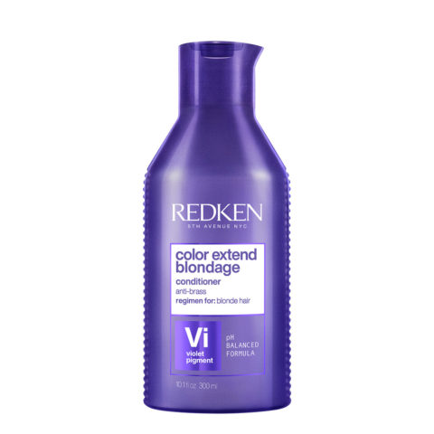 Redken Color Extend Blondage Conditioner 300ml - après - shampooing anti-jaune