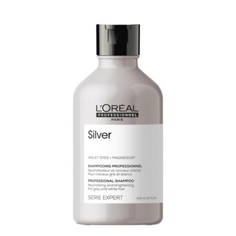 L'Oréal Professionnel Paris Serie Expert Silver Shampoo 300ml - shampooing  anti-jaunissement