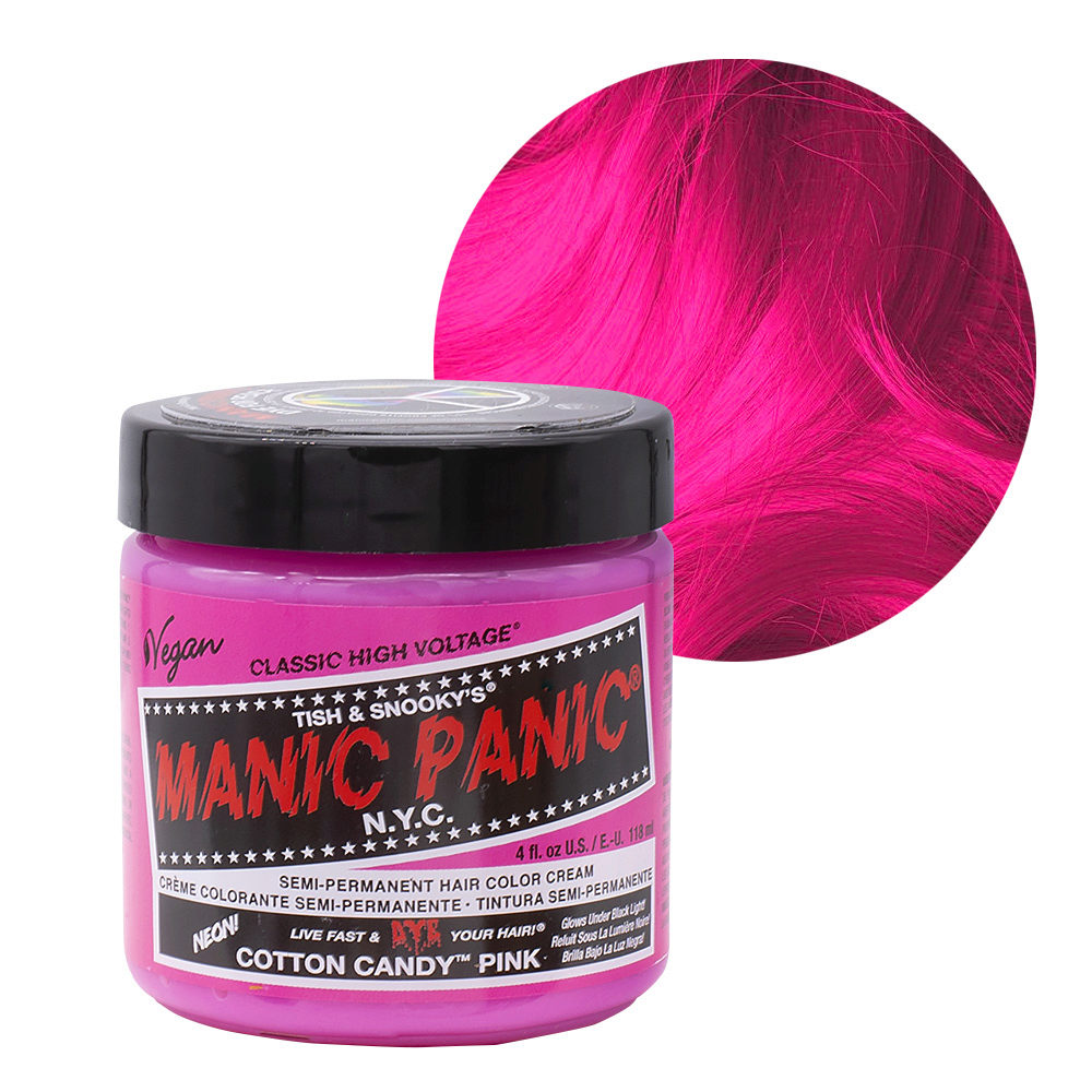 Manic Panic Cotton Classic High Voltage Candy Pink 118ml - Crème colorante semi-permanente