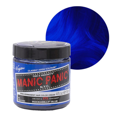 Classic High Voltage Rockabilly Blue 118ml - Crème colorante semi-permanente