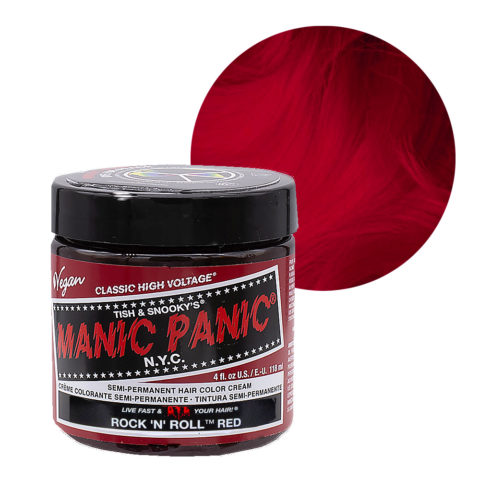 Manic Panic Classic High Voltage Rock'n' Roll Red 118ml -  Crème Colorante Semi-Permanente