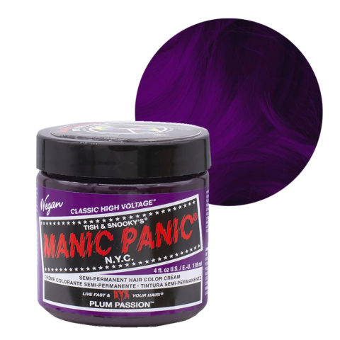 Manic Panic  Classic High Voltage Plum Passion 118ml - Crème Colorante Semi-Permanente