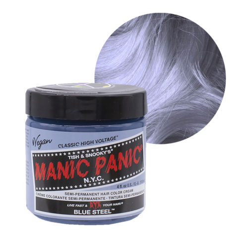 Manic Panic Classic High Voltage  Blue Steel 118ml  - Crème Colorante Semi-Permanente